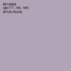 #B1A6B8 - Spun Pearl Color Image