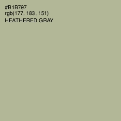 #B1B797 - Heathered Gray Color Image