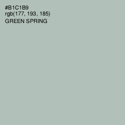 #B1C1B9 - Green Spring Color Image