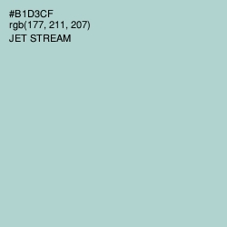 #B1D3CF - Jet Stream Color Image