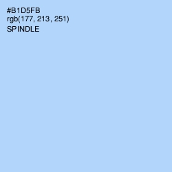 #B1D5FB - Spindle Color Image