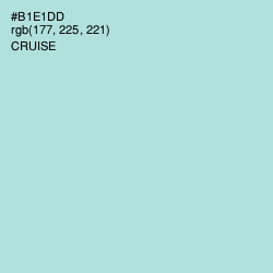 #B1E1DD - Cruise Color Image