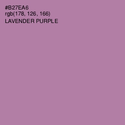 #B27EA6 - Lavender Purple Color Image
