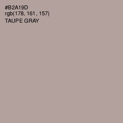 #B2A19D - Taupe Gray Color Image