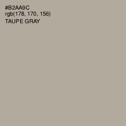 #B2AA9C - Taupe Gray Color Image