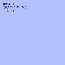 #B2C0FD - Spindle Color Image