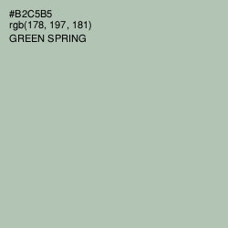 #B2C5B5 - Green Spring Color Image