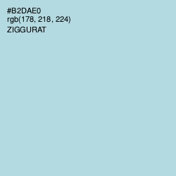 #B2DAE0 - Ziggurat Color Image