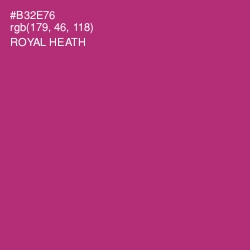 #B32E76 - Royal Heath Color Image