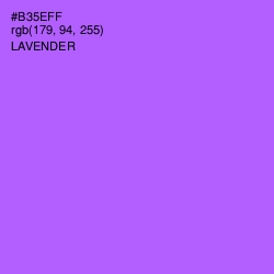 #B35EFF - Lavender Color Image