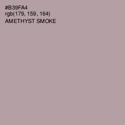 #B39FA4 - Amethyst Smoke Color Image