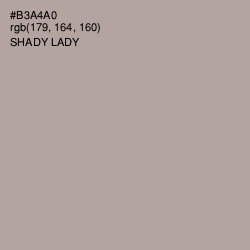#B3A4A0 - Shady Lady Color Image