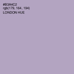 #B3A4C2 - London Hue Color Image