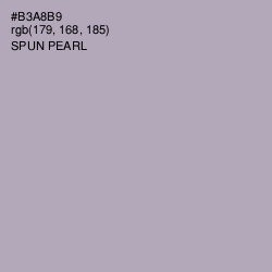 #B3A8B9 - Spun Pearl Color Image