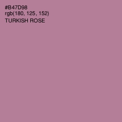 #B47D98 - Turkish Rose Color Image
