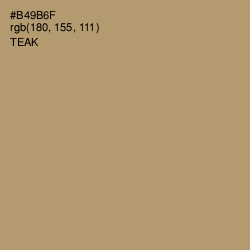 #B49B6F - Teak Color Image