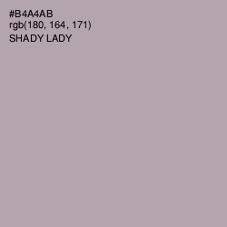 #B4A4AB - Shady Lady Color Image