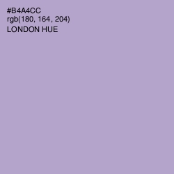 #B4A4CC - London Hue Color Image