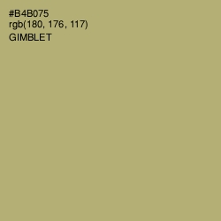 #B4B075 - Gimblet Color Image