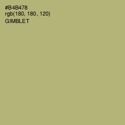 #B4B478 - Gimblet Color Image