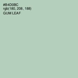 #B4D0BC - Gum Leaf Color Image