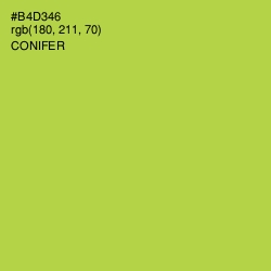 #B4D346 - Conifer Color Image
