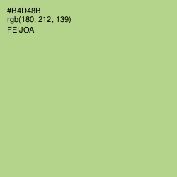 #B4D48B - Feijoa Color Image