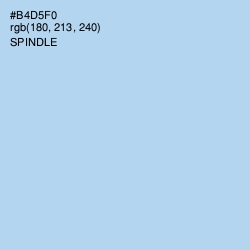 #B4D5F0 - Spindle Color Image
