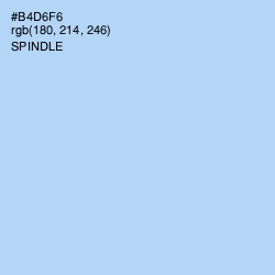 #B4D6F6 - Spindle Color Image