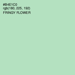 #B4E1C0 - Fringy Flower Color Image