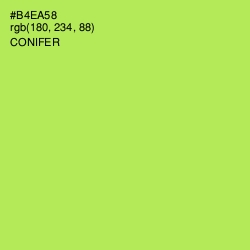 #B4EA58 - Conifer Color Image