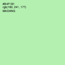 #B4F1B1 - Madang Color Image