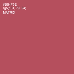 #B54F5E - Matrix Color Image