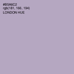 #B5A6C2 - London Hue Color Image