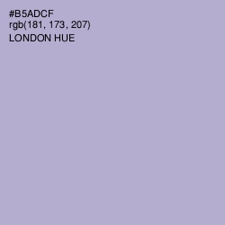 #B5ADCF - London Hue Color Image