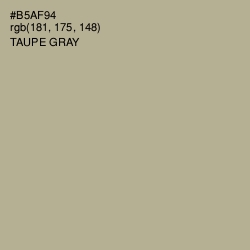 #B5AF94 - Taupe Gray Color Image