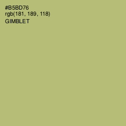 #B5BD76 - Gimblet Color Image