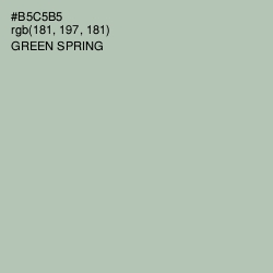 #B5C5B5 - Green Spring Color Image