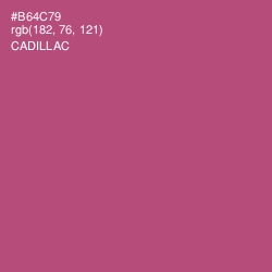 #B64C79 - Cadillac Color Image
