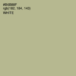 #B6B88F - Heathered Gray Color Image
