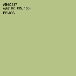 #B6C387 - Feijoa Color Image