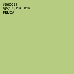 #B6CC81 - Feijoa Color Image
