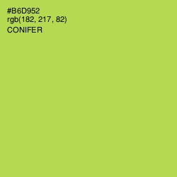 #B6D952 - Conifer Color Image