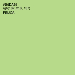 #B6DA89 - Feijoa Color Image