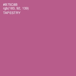 #B75C8B - Tapestry Color Image