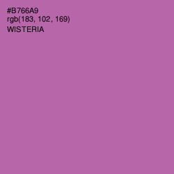 #B766A9 - Wisteria Color Image
