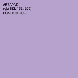#B7A2CD - London Hue Color Image