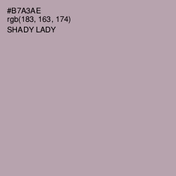 #B7A3AE - Shady Lady Color Image