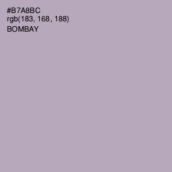 #B7A8BC - Bombay Color Image