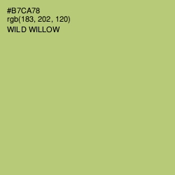 #B7CA78 - Wild Willow Color Image
